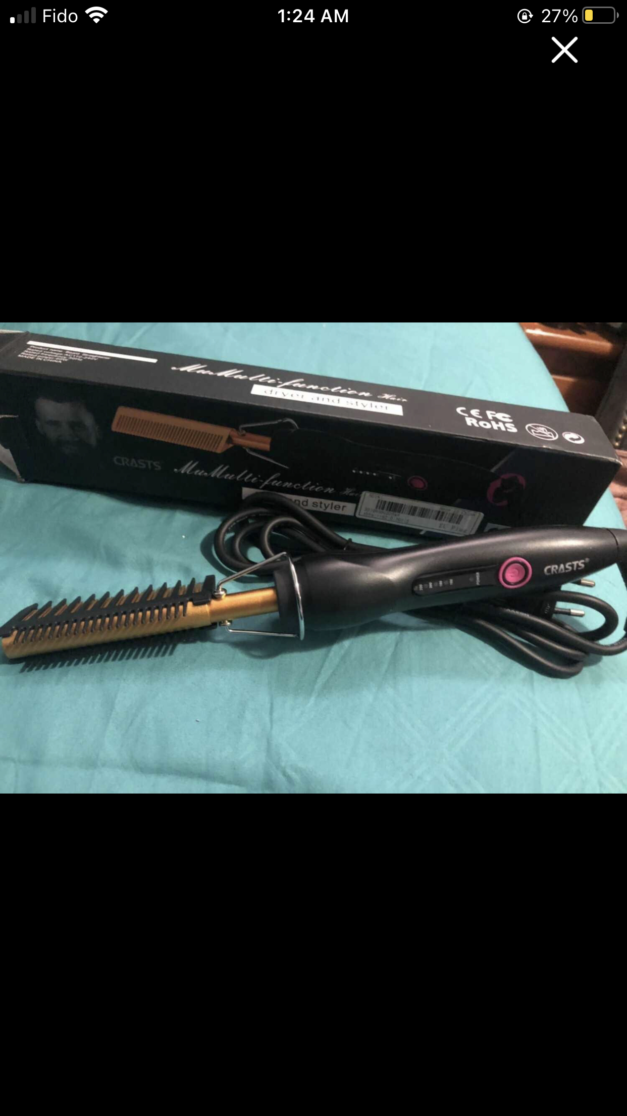 Electric straightener and dryer image indicator(4)