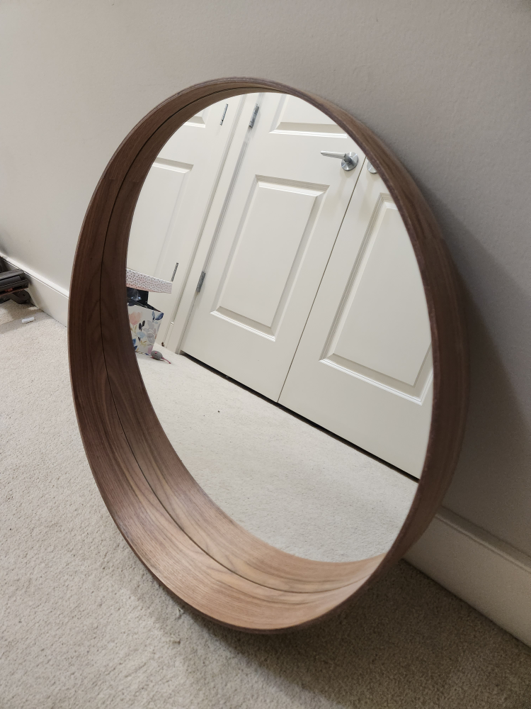 Ikea Stockholm mirror 60 cm  walnut