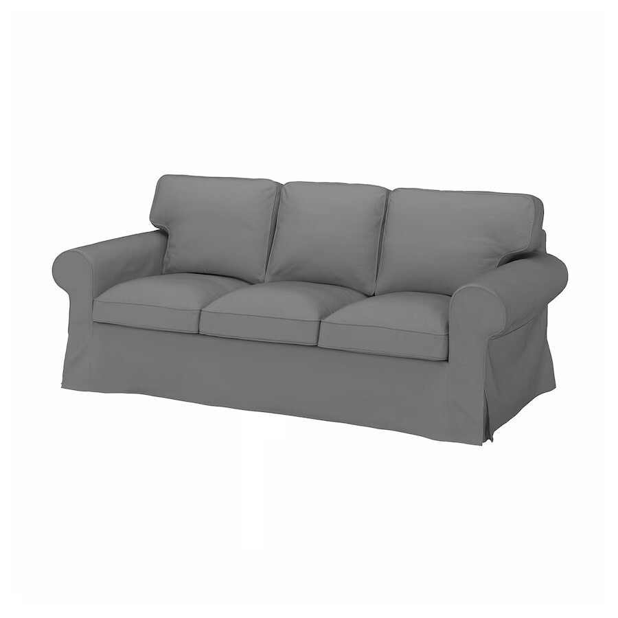 Ektorp 3-seats sofa and footstool with storage - photo 4
