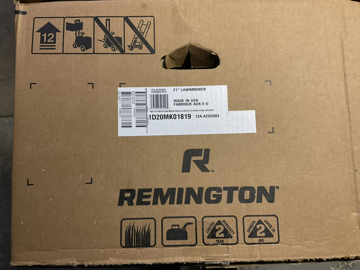 Remington Lawnmower image indicator(3)