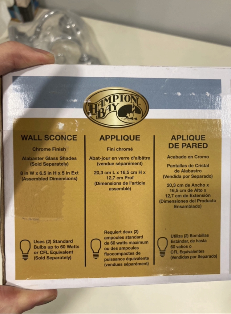 Two different Brand new Wall Sconce image indicator(9)