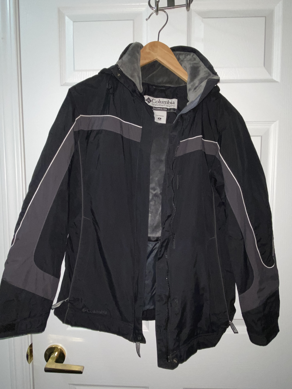 Women’s Columbia Fall Winter Jacket Black Grey Small image indicator(7)