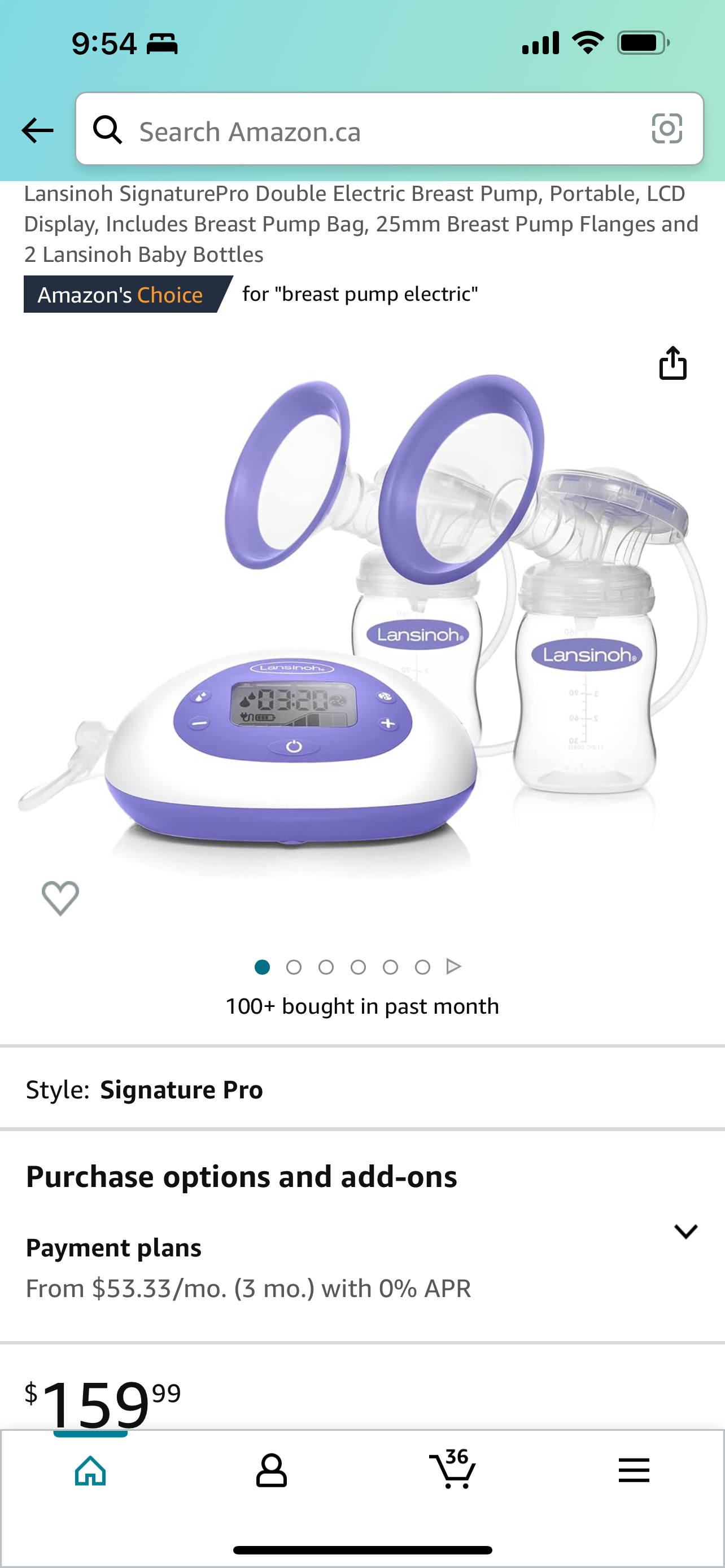 Lansinoh Double electric breast pump