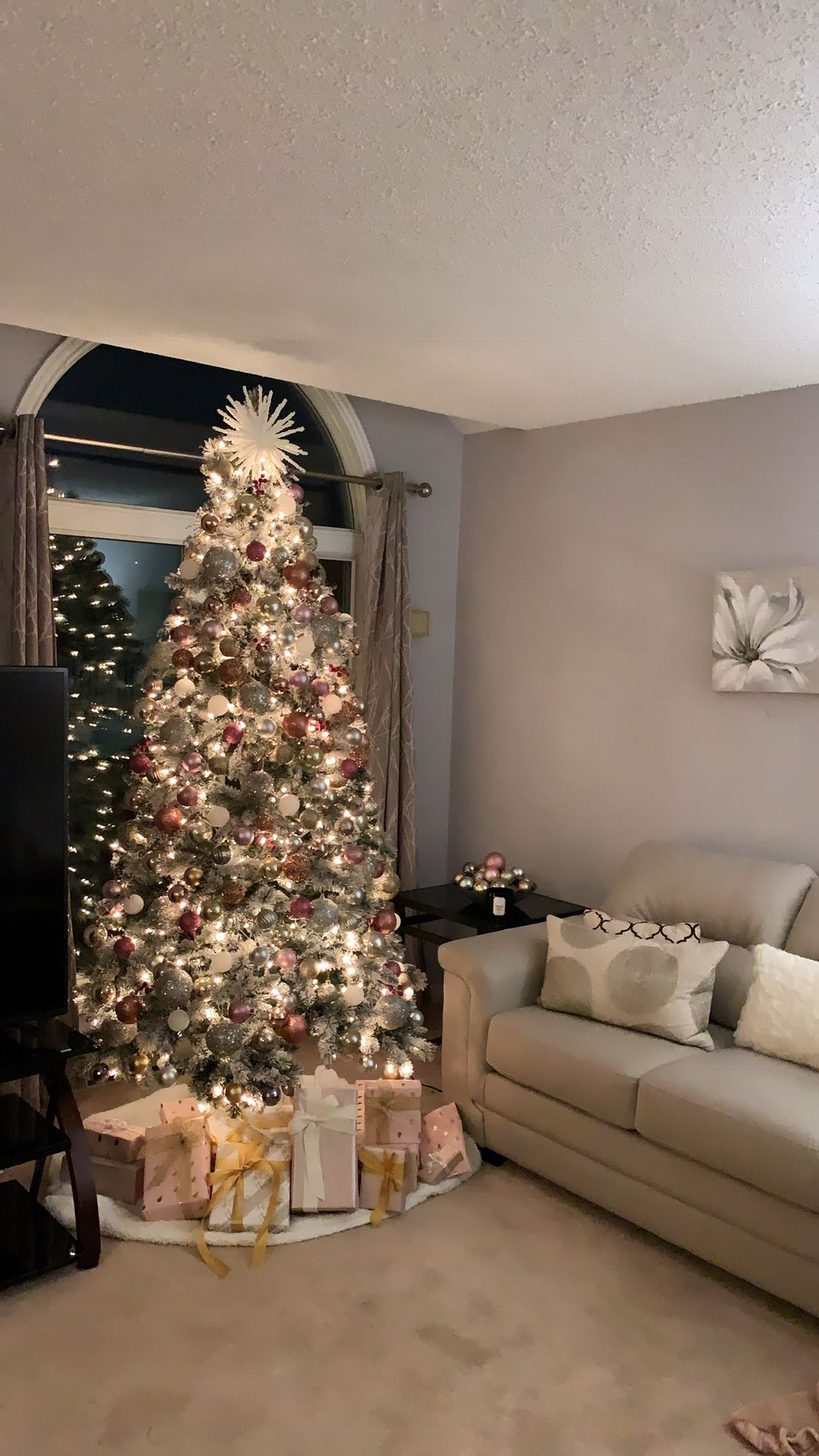 Christmas tree and ornaments