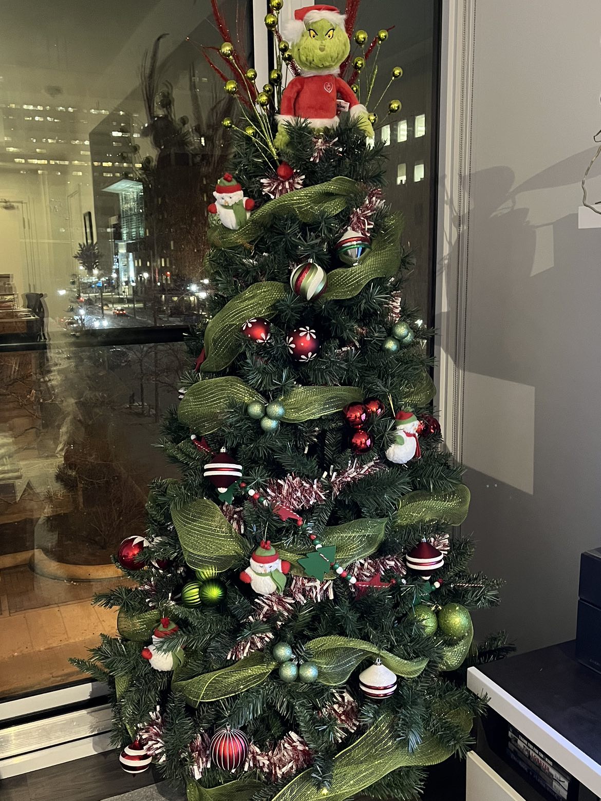 🎄Full set of Grinch designer tree decorations image indicator(3)