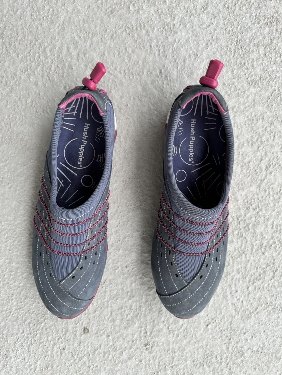 Available till 27th - Hush puppies slip on sneakers