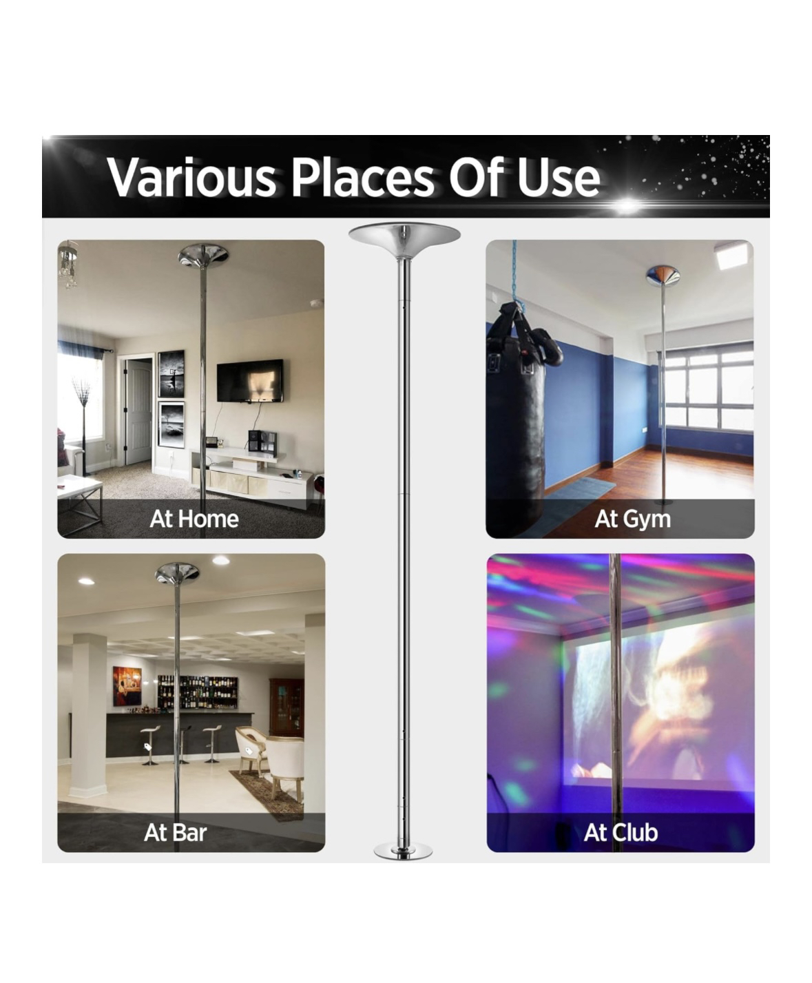 Yaheetech Professional Stripper Pole - photo 4