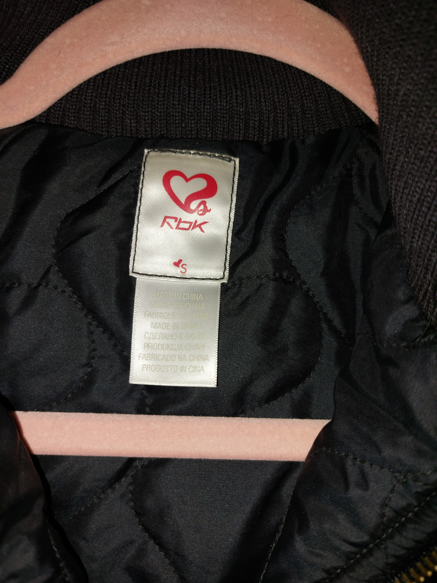Reebok Hearts Women's Girls Jacket Size S. Like New ❄️ image indicator(2)