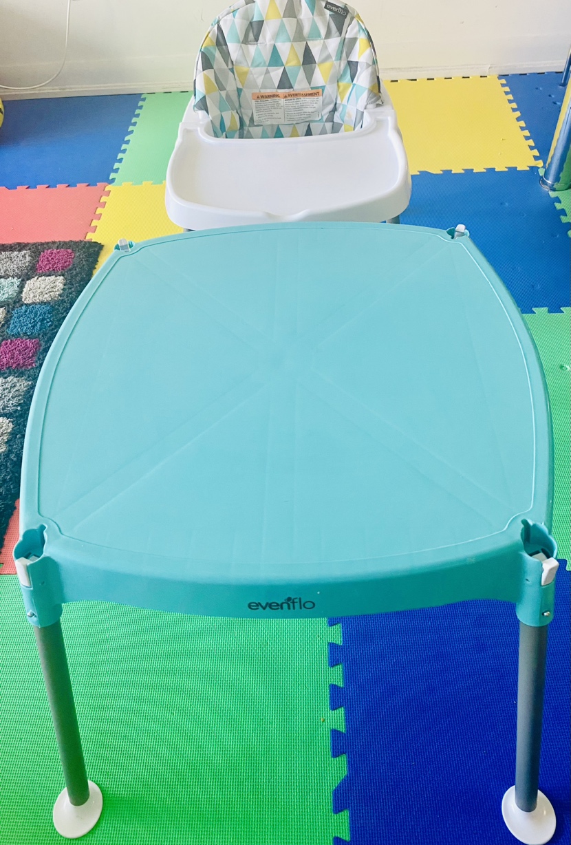 Evenflo 4-in-1 Convertible High Chair with Tray -Prism Triangles - photo 2