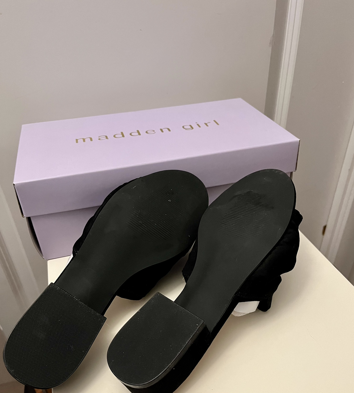 Like New: Madden Girl black Shoes Size 38 (8) image indicator(4)