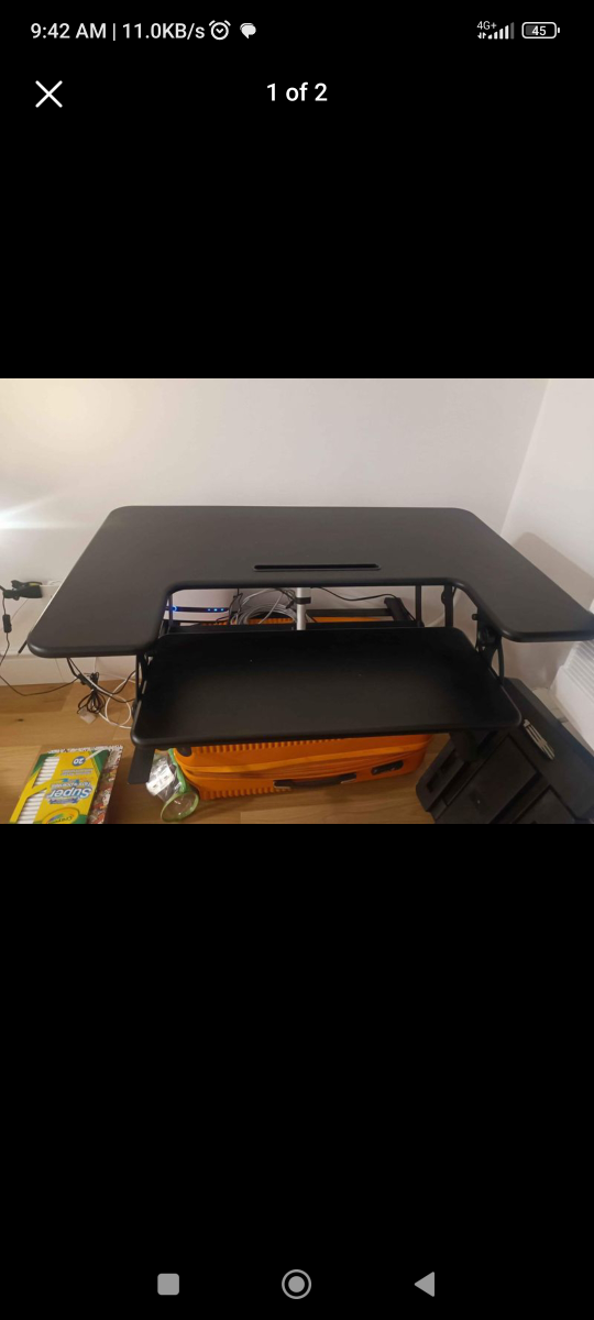 VIVO 36 inch Height Adjustable Stand Up Desk Converter thumbnail