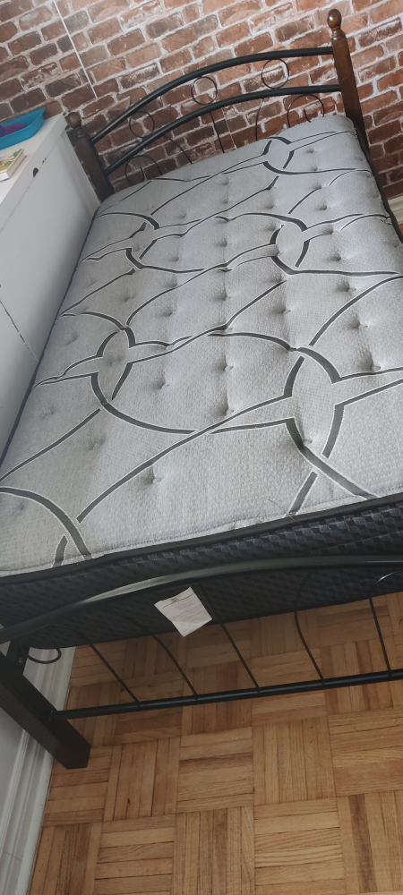Twin bed frame. (Mattress sold) (Used like new) - photo 2