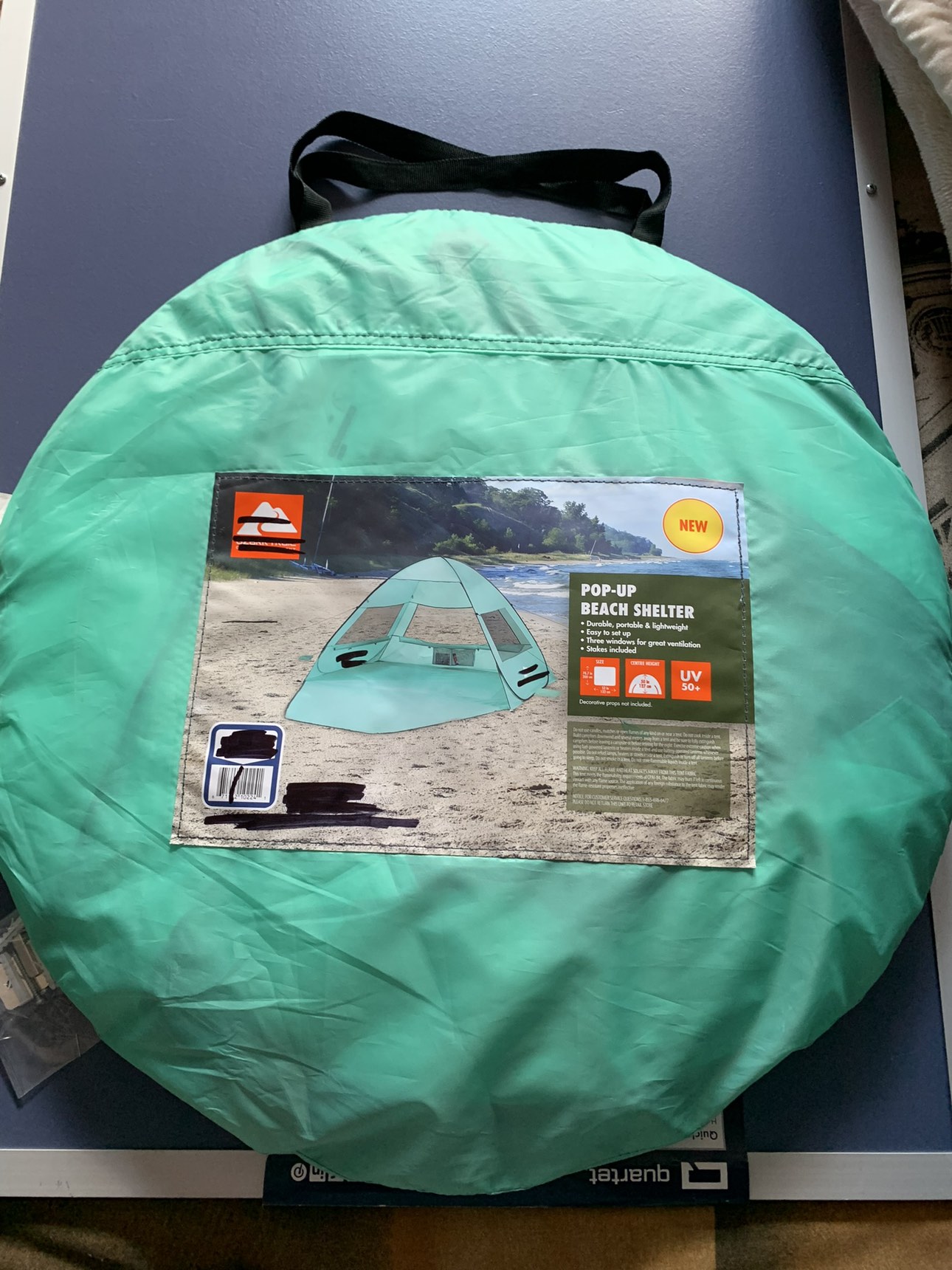 Brandnew inflatable River raft,3 pc lack float,beach shelter image indicator(6)