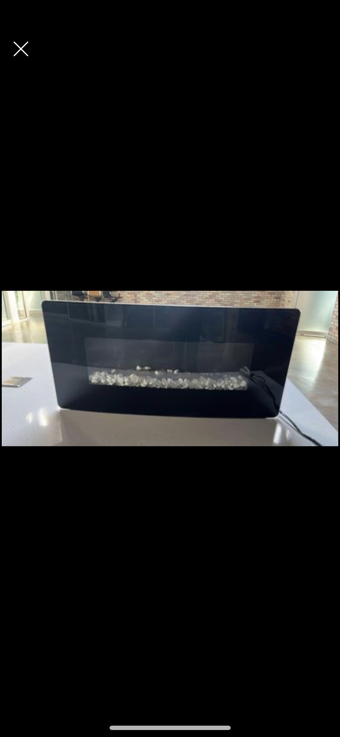 Electric Fireplace Countertop or Hanging - photo 3