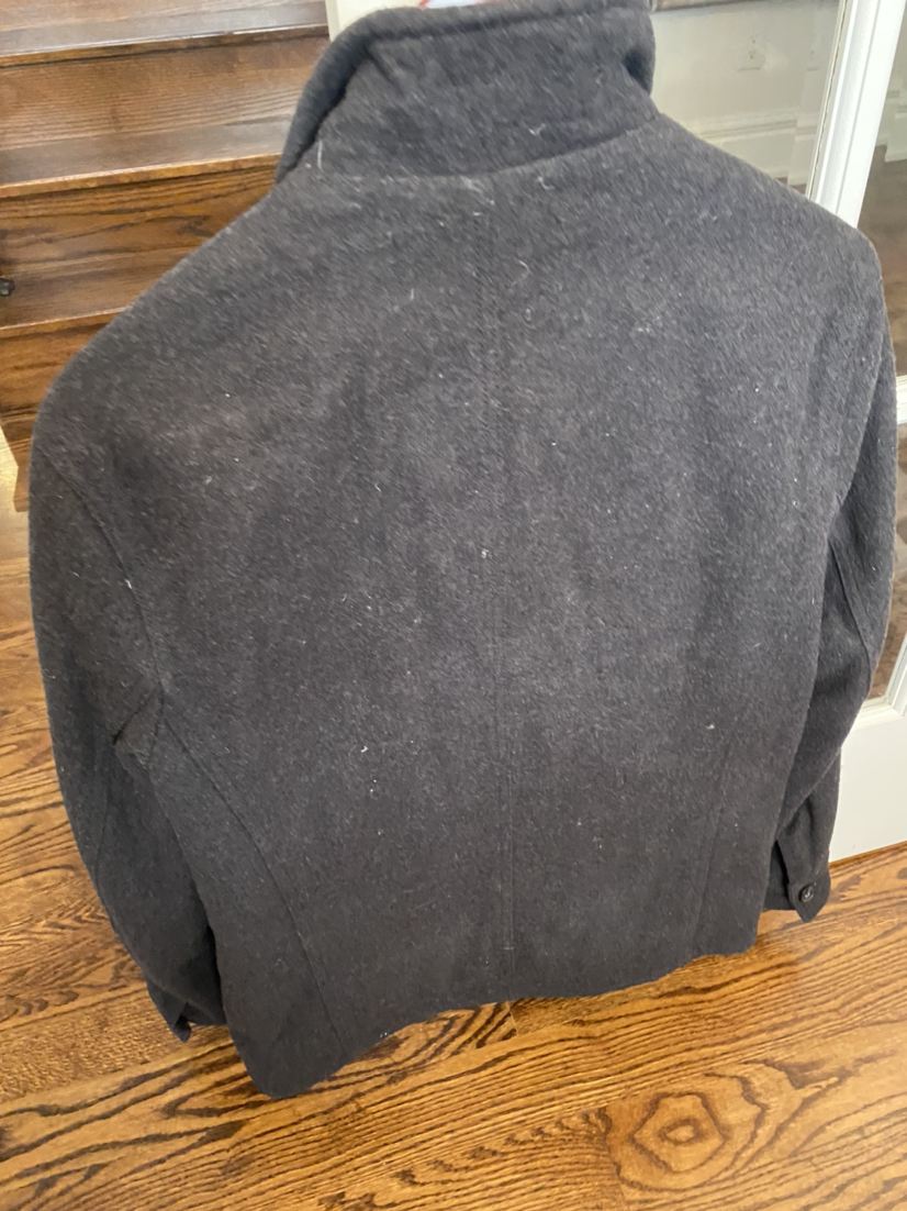 American Eagle mens wool coat size small image indicator(3)