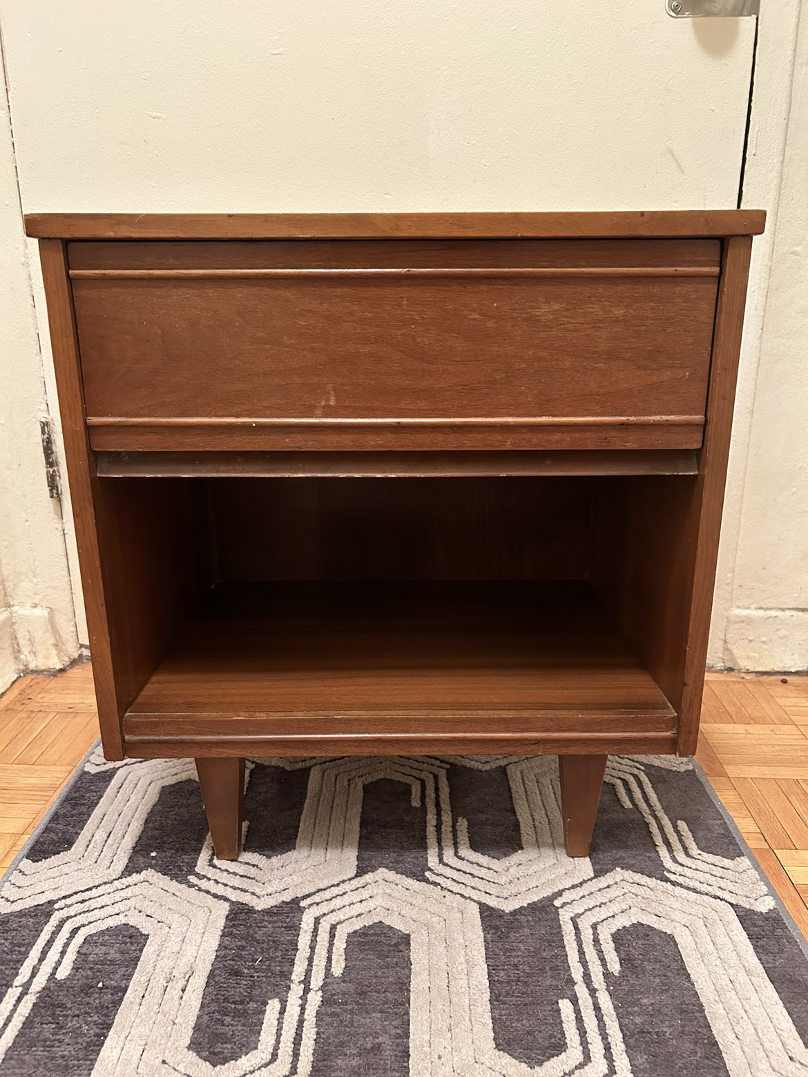 Vic Art walnut nightstand thumbnail