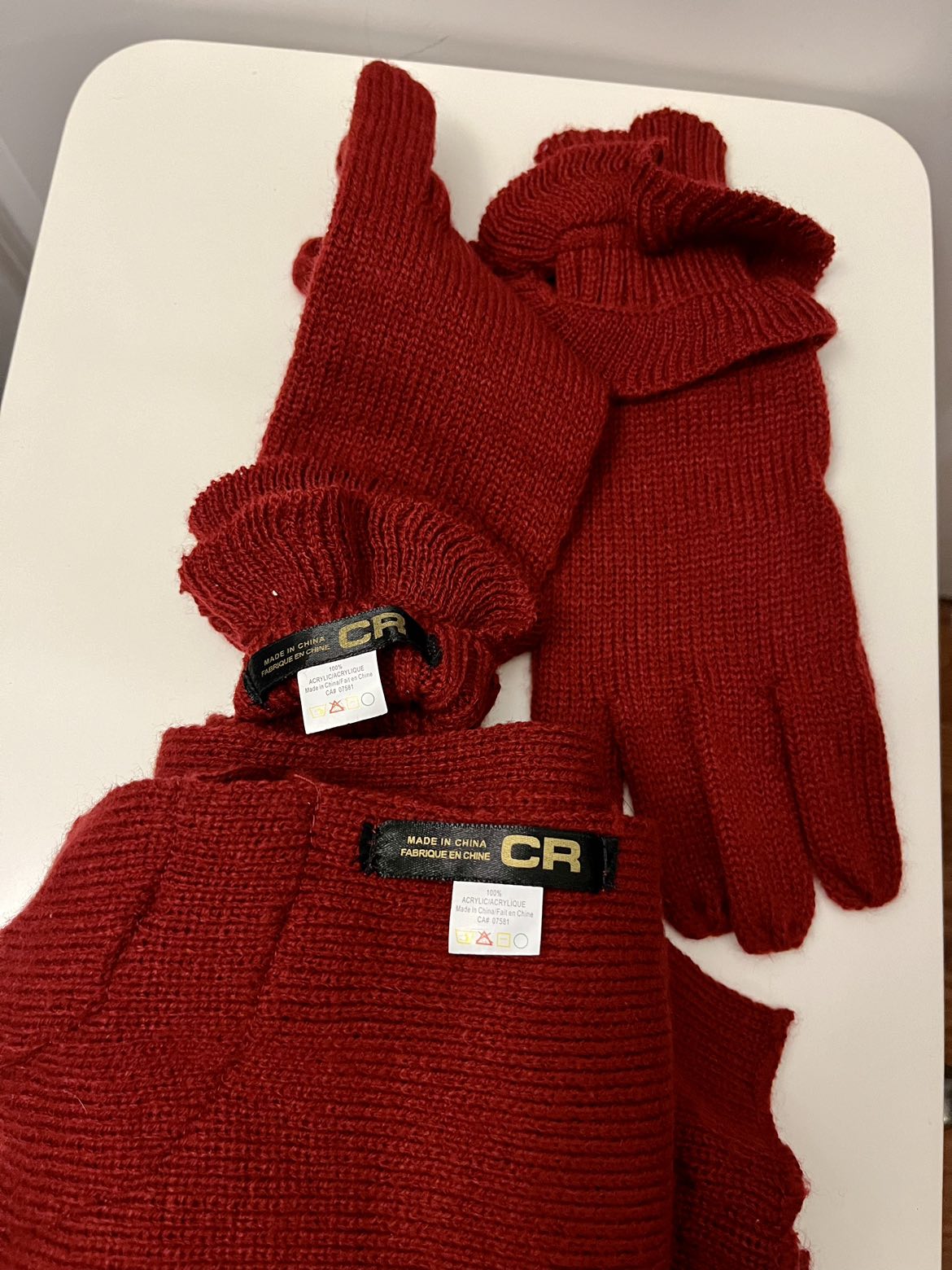NEW Set: Scarf 🧣 and gloves 🧤 giftable - photo 4
