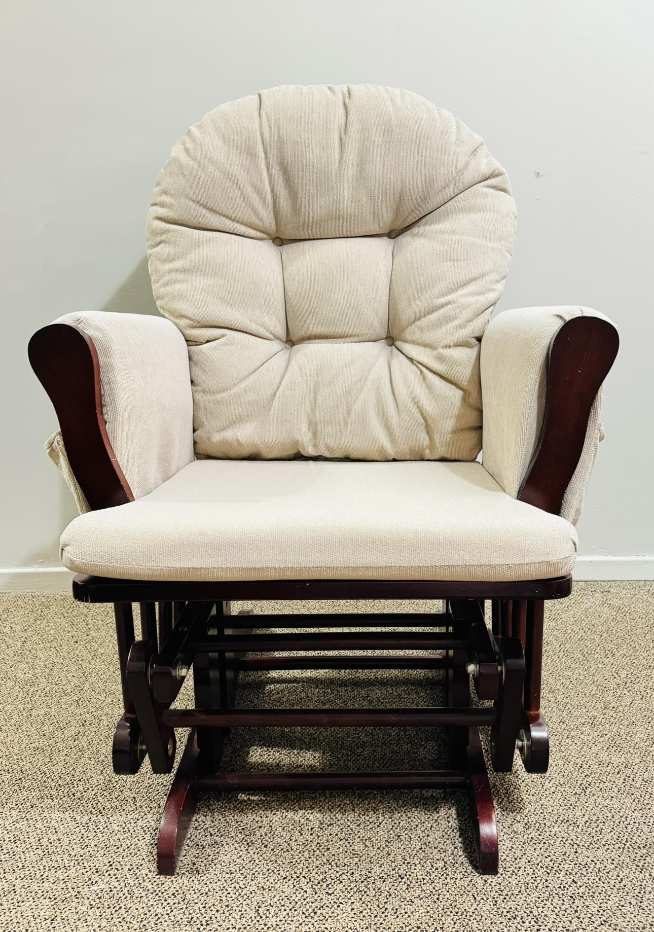 Rocking Chair & Ottoman Set with Cushion - photo 3