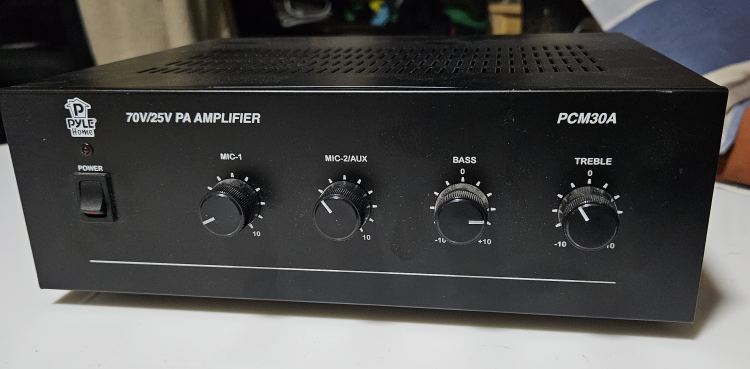 Pyle home 70v 25v PA Amplifier