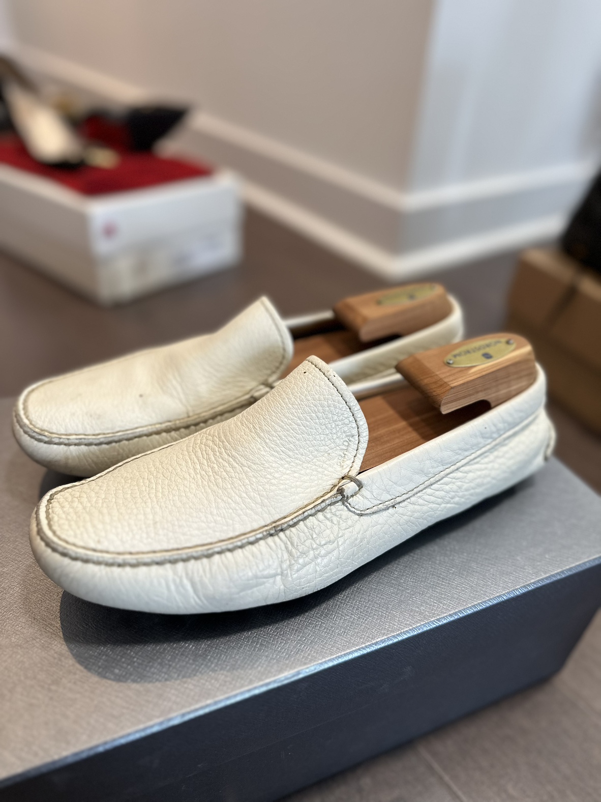 Prada white Loafer