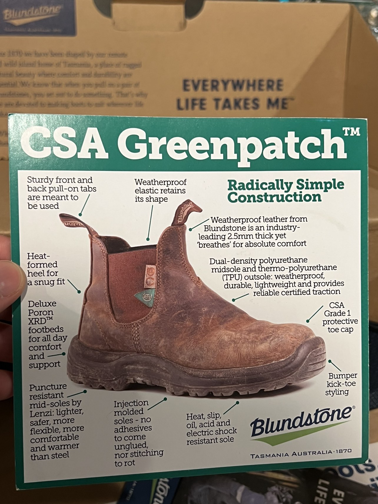 Blundstone 163 CSA Work & Safety Boots. Steal Toed image indicator(9)