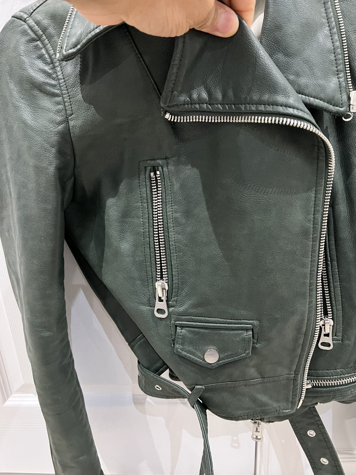Zara women biker jacket size medium - photo 3