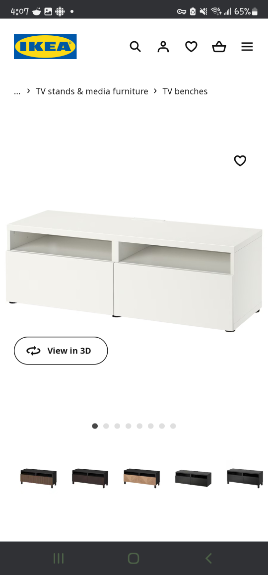 Ikea Besta TV stand media storage cabinets - photo 4