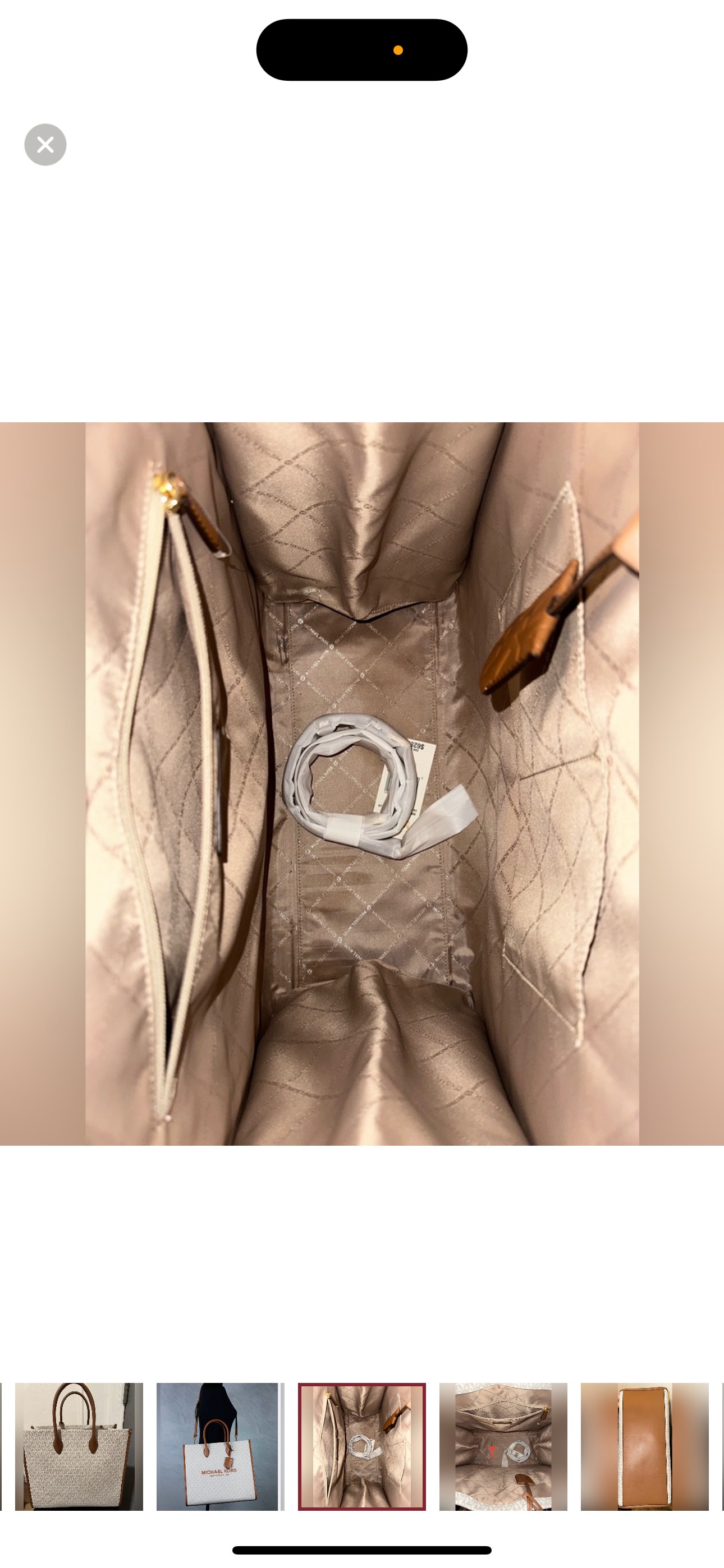 Large Micheal Kors tote image indicator(4)