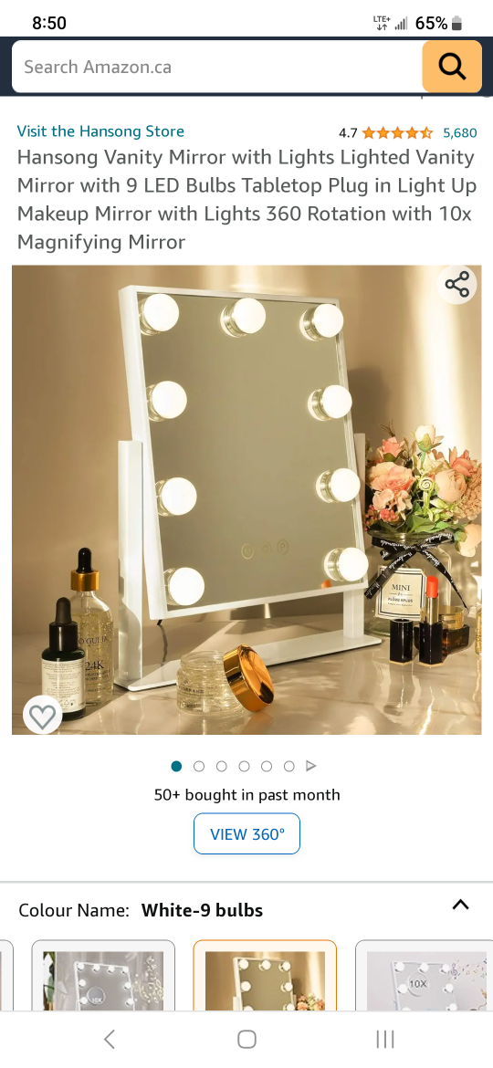 Vanity lighted mirror led dimmable - photo 2