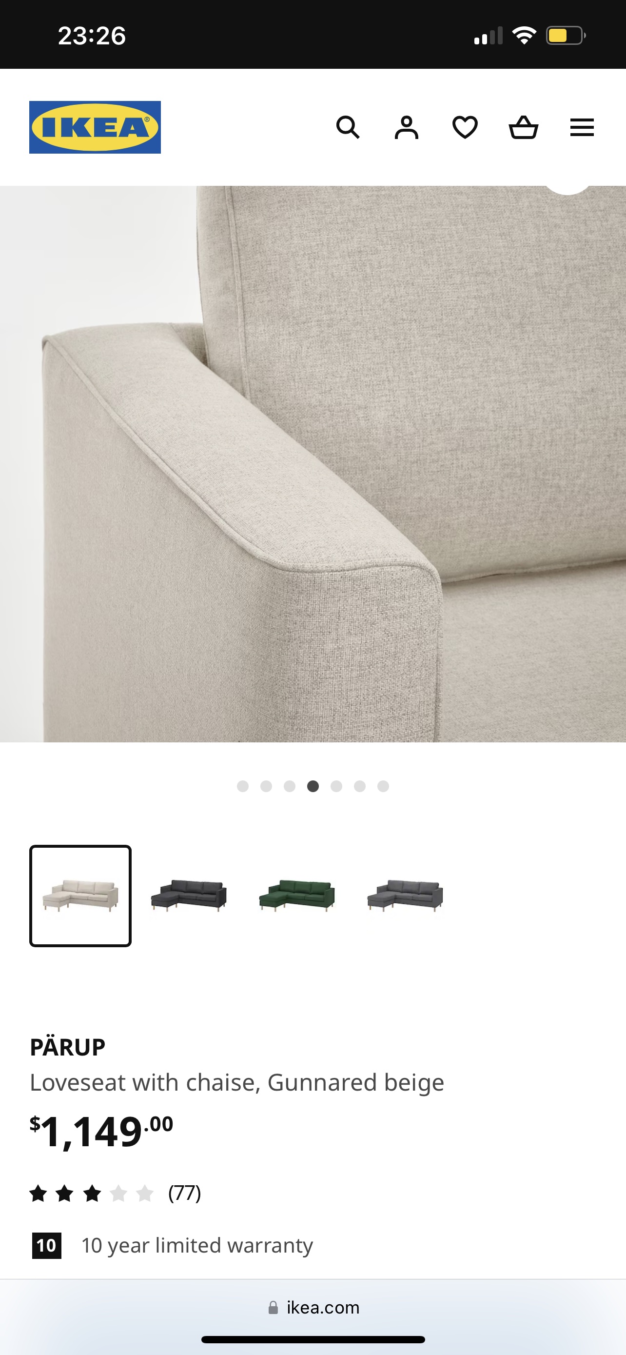 IKEA Beige Sofa image indicator(7)