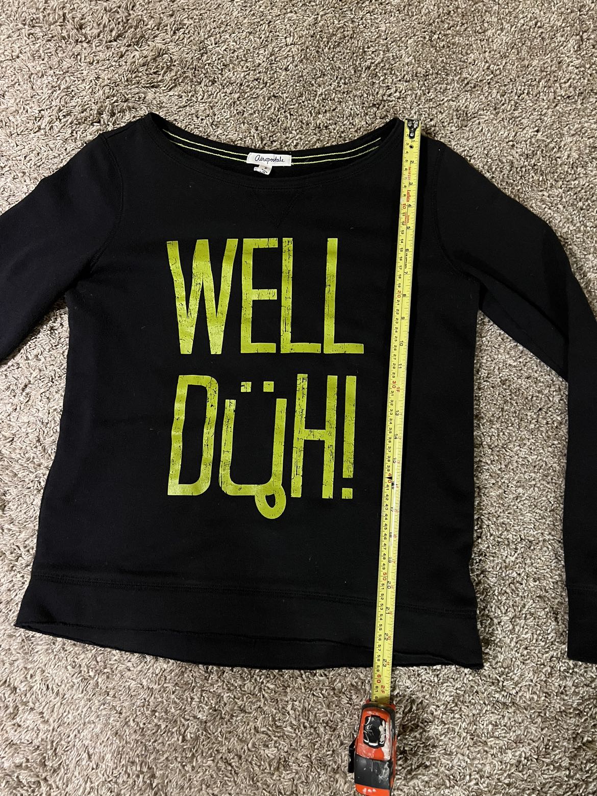 Aeropostale black sweatshirt sz S image indicator(8)