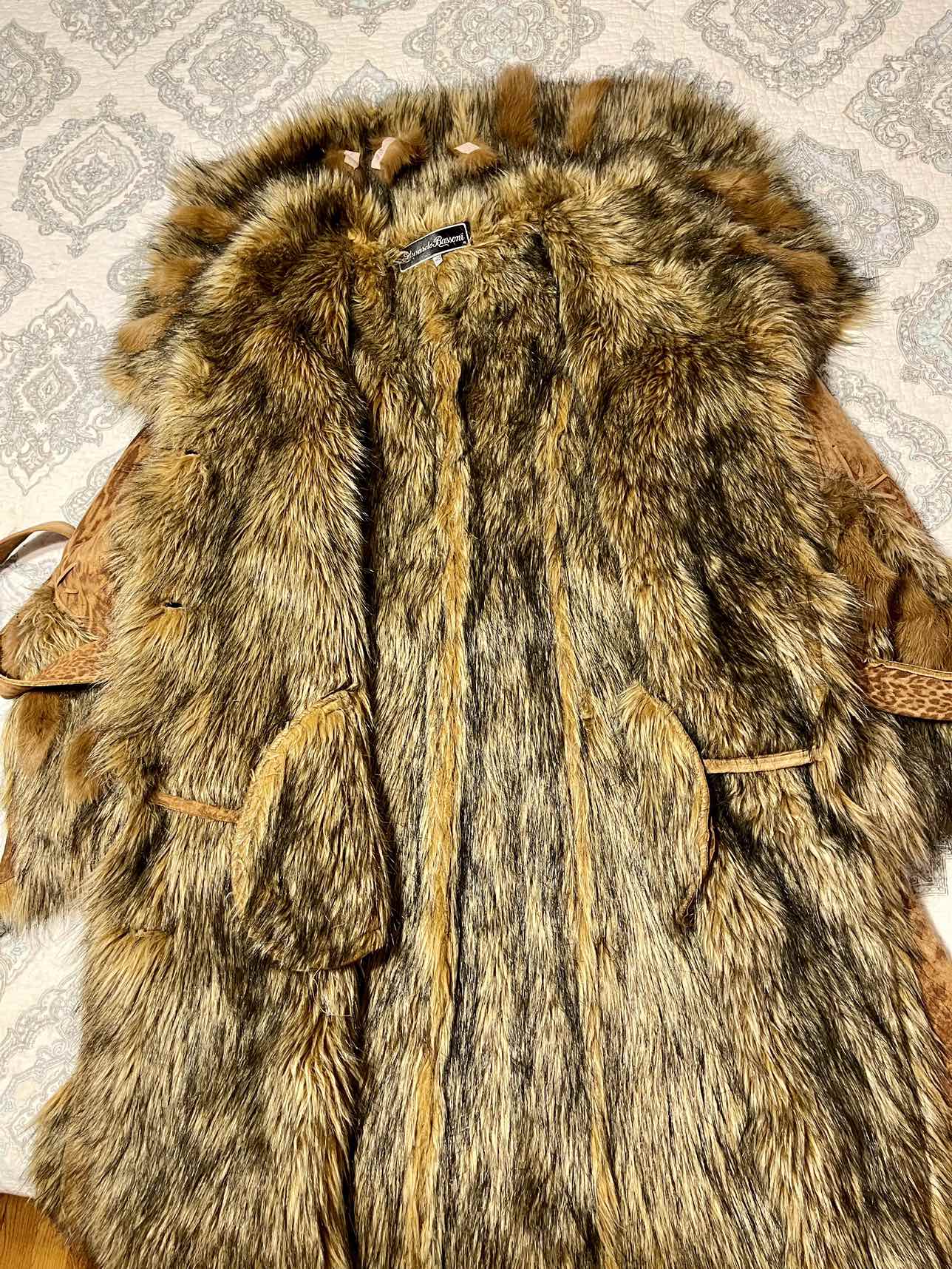 Eduardo Bassoni -Leather/ Fur Coat- $150 image indicator(6)
