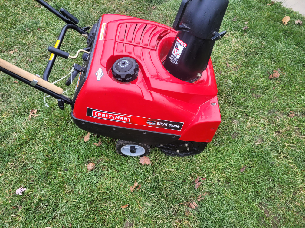 craftsman snowblower 22" with electric start - photo 2