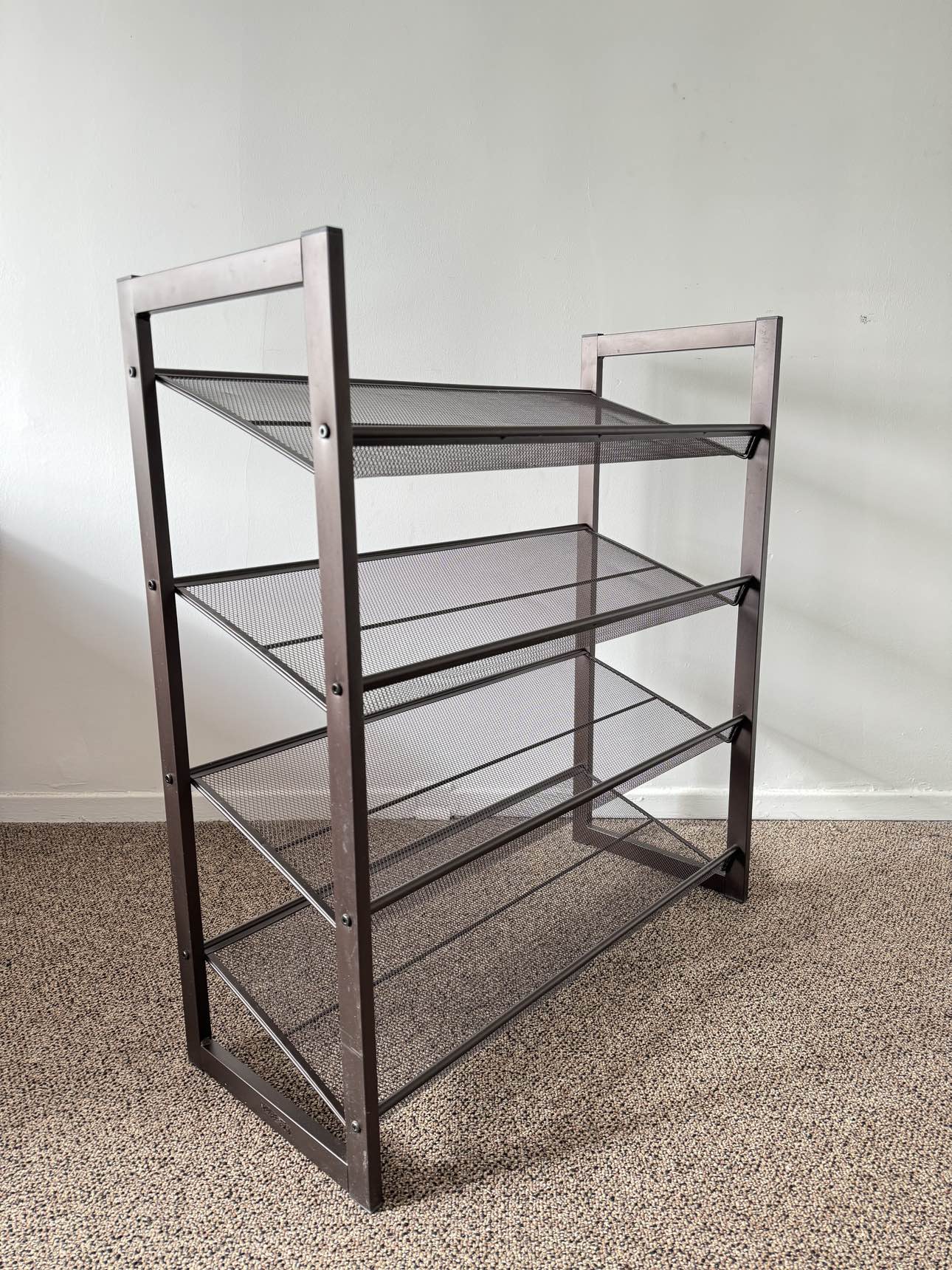 4-Tier Mesh Shoe Rack