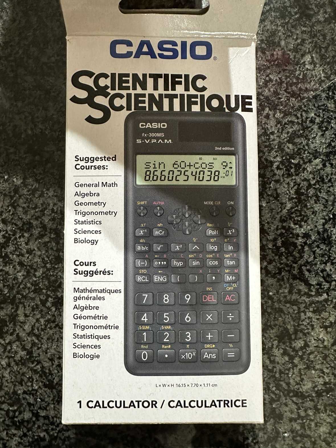 Casio scientific calculator