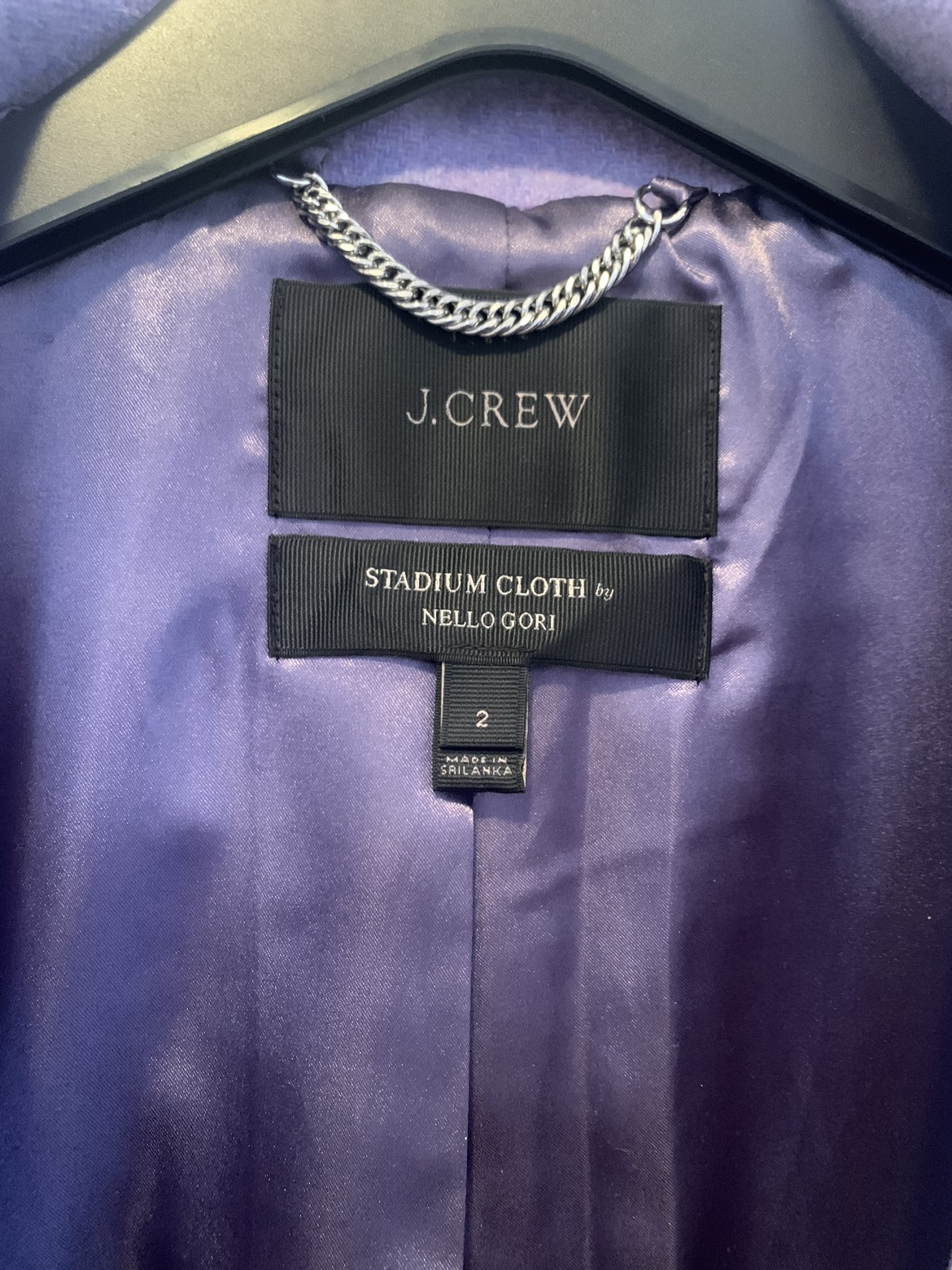 J. CREW Lavender Coat image indicator(4)