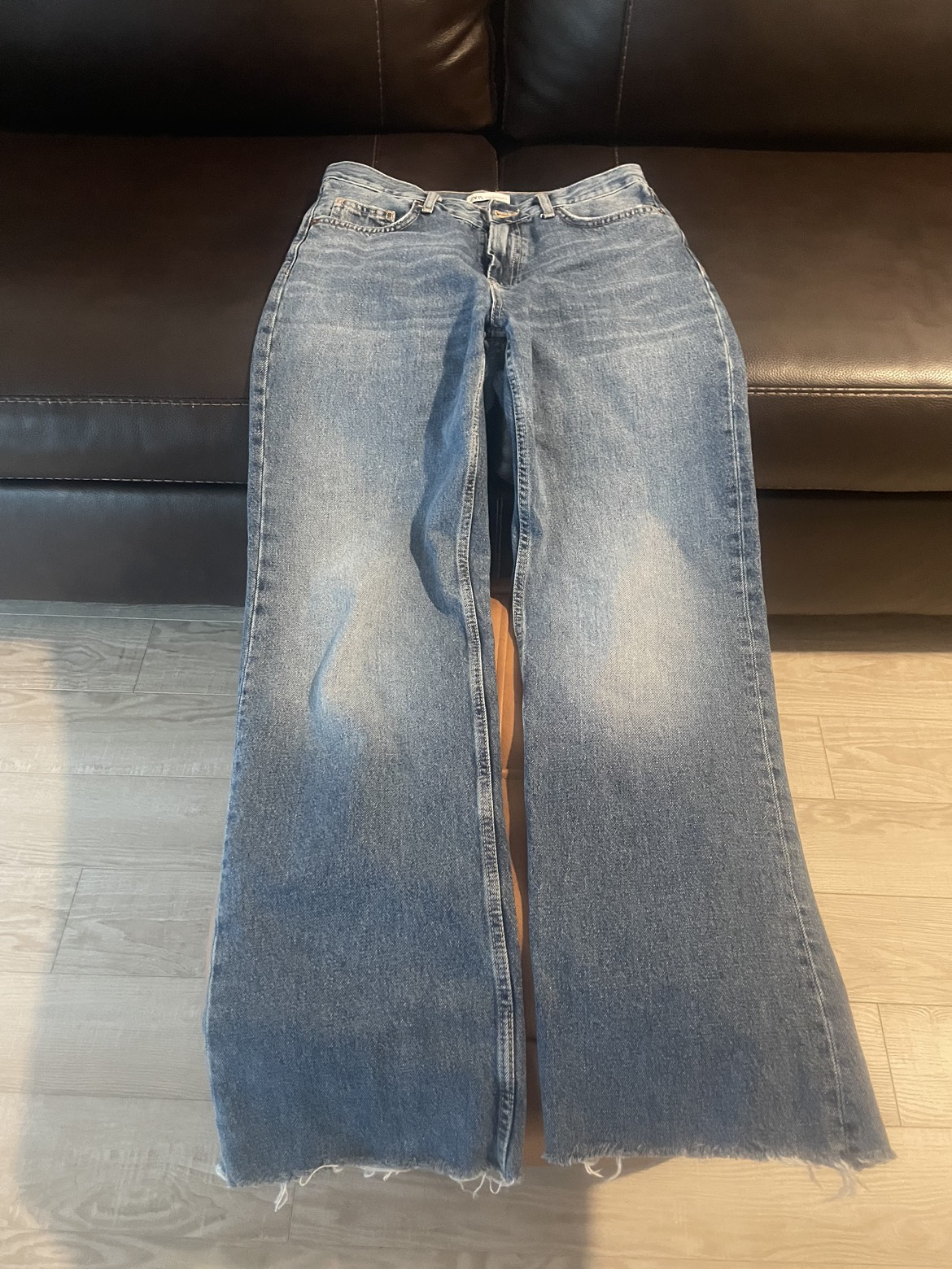 Zara HIGH RISE - WIDE LEG - FULL LENGTH JEANS image indicator(7)