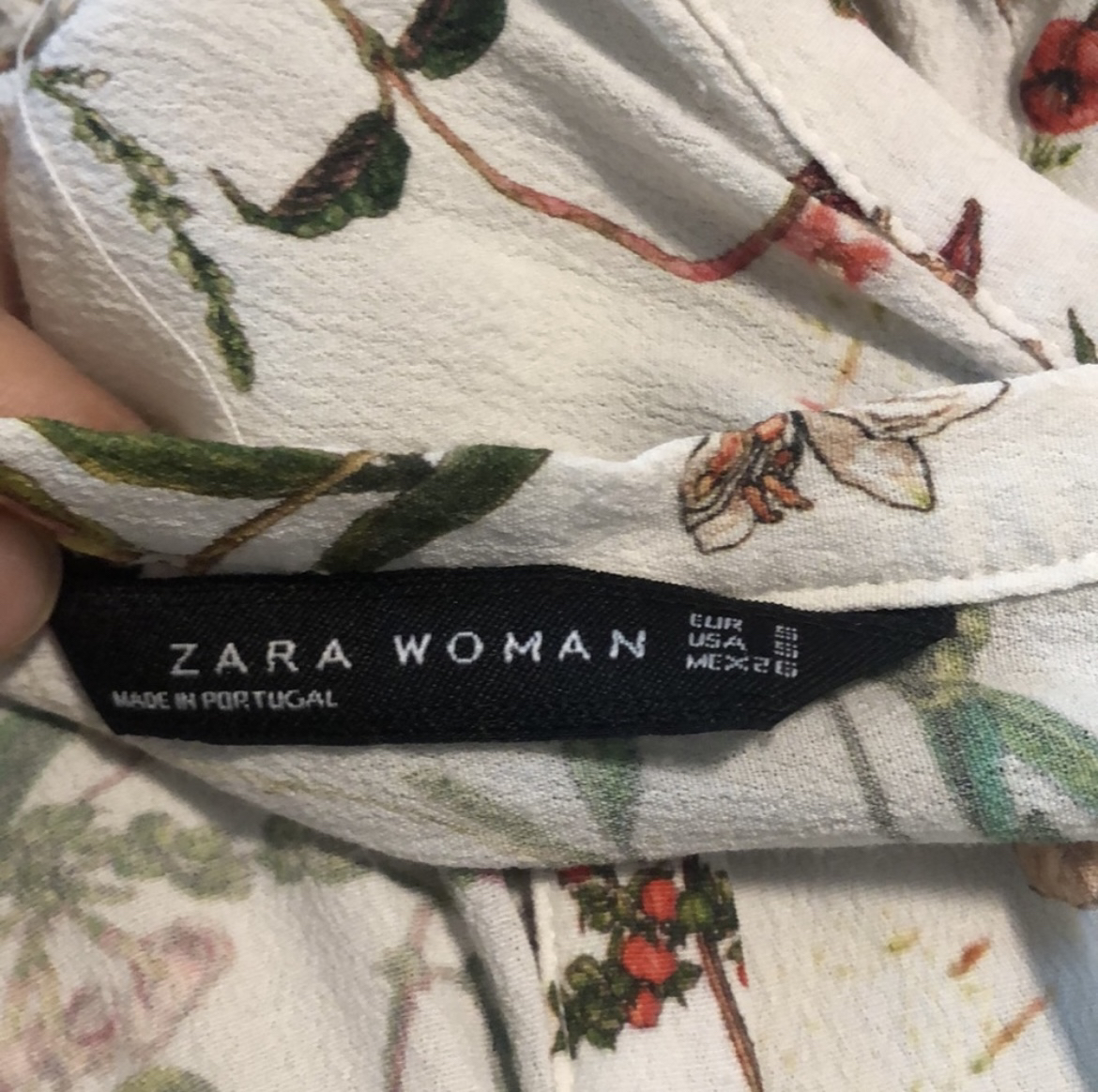 Zara floral top sz Small image indicator(9)
