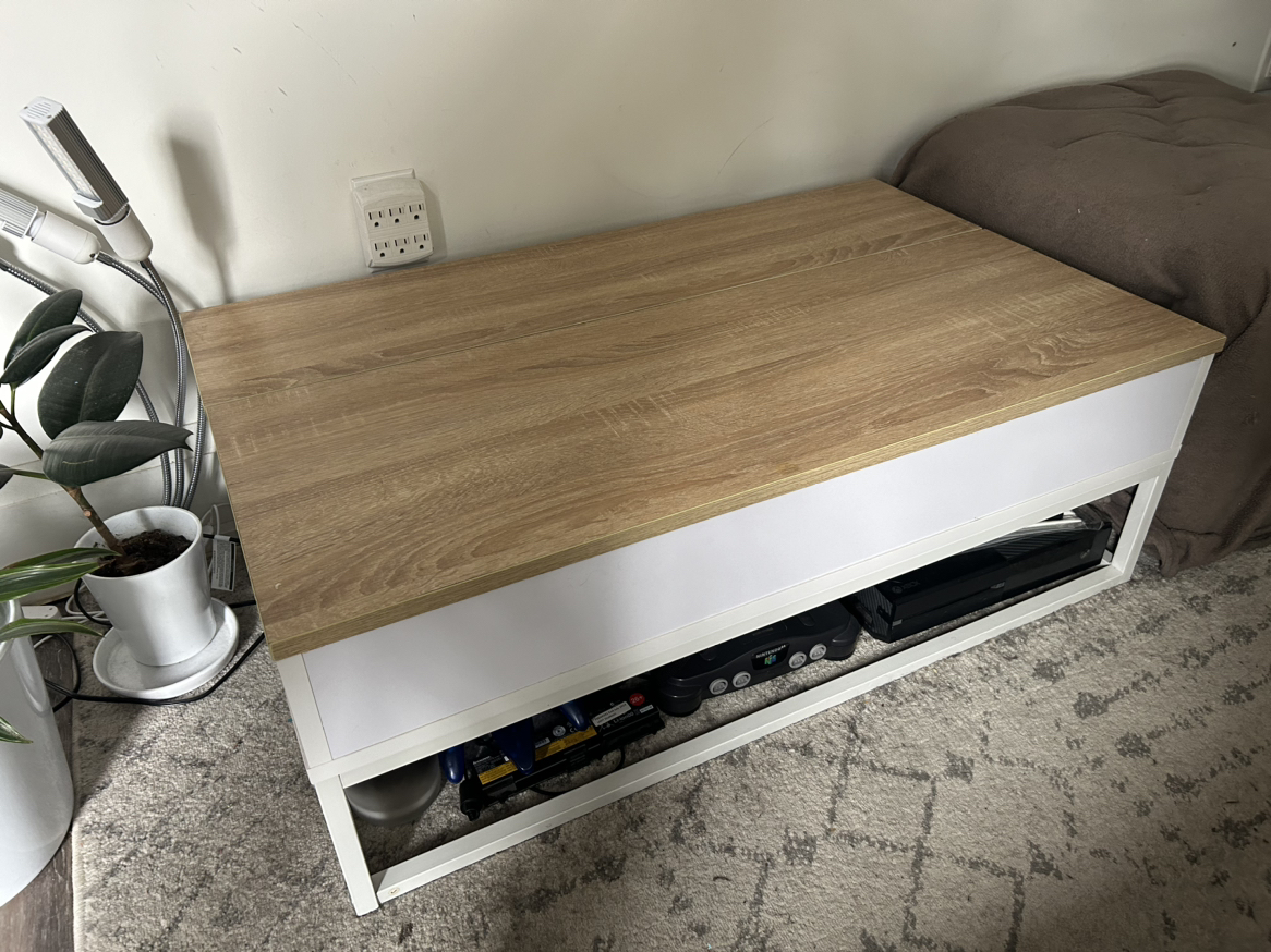 Coffee table with storage