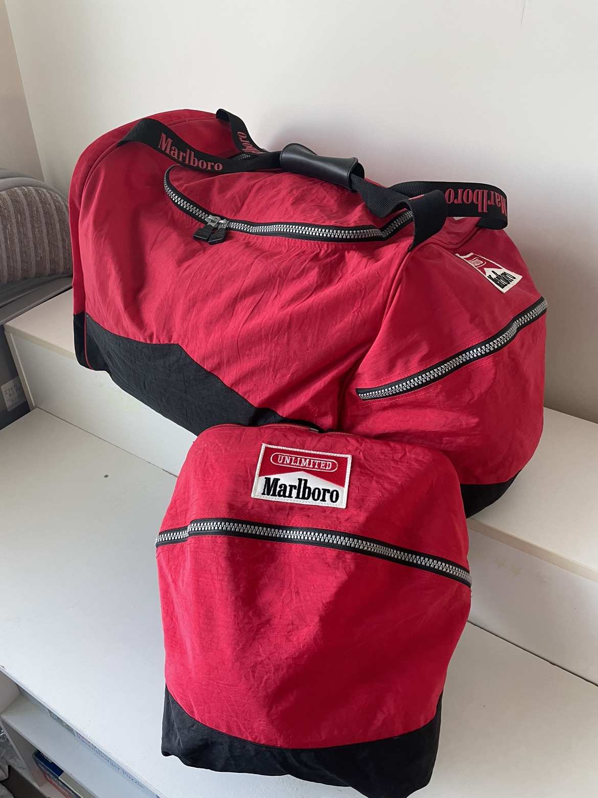 Vintage Marlboro Duffle Bag🏒 thumbnail