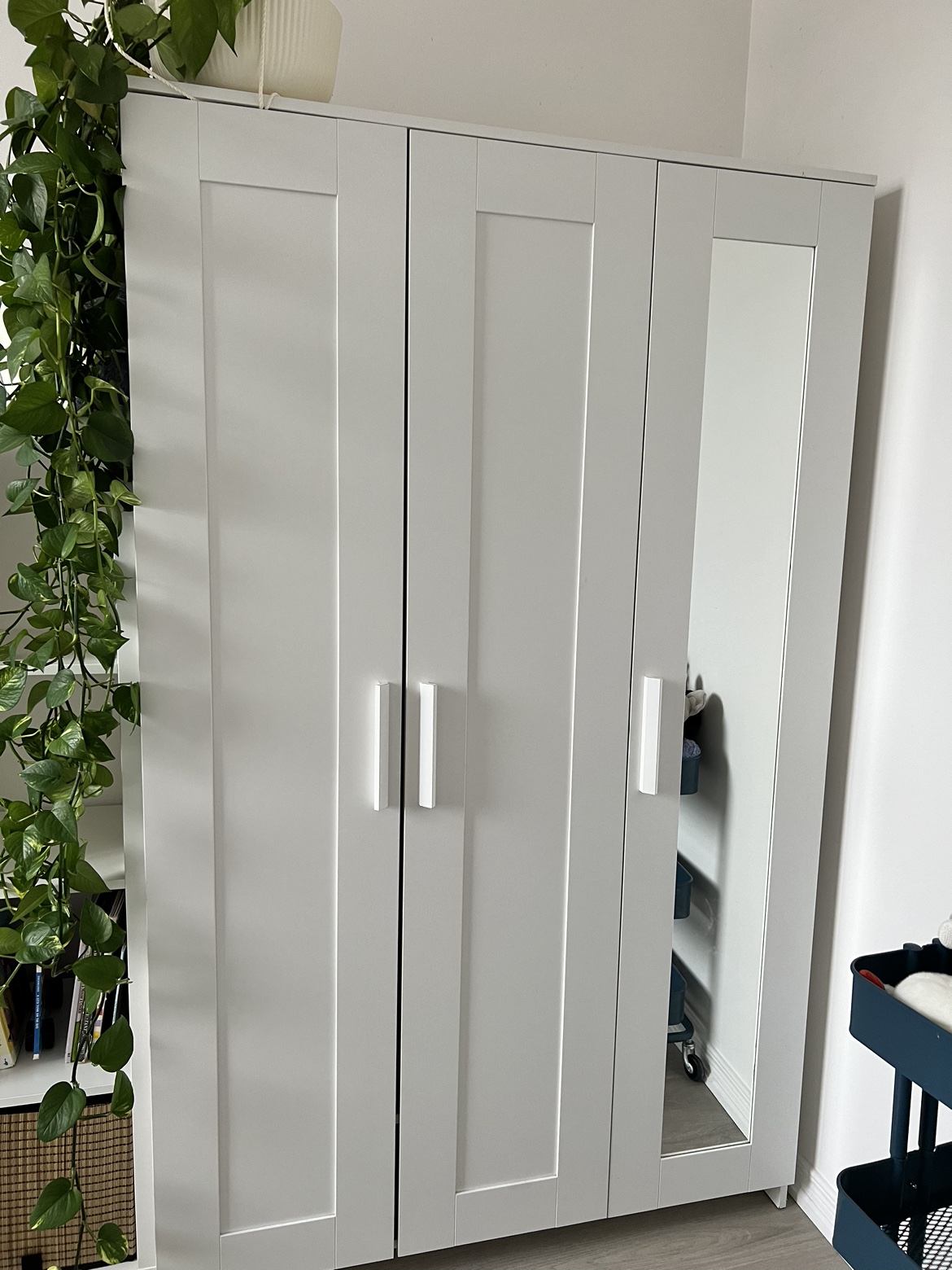 Ikea BRIMNES wardrobe with 3 doors thumbnail