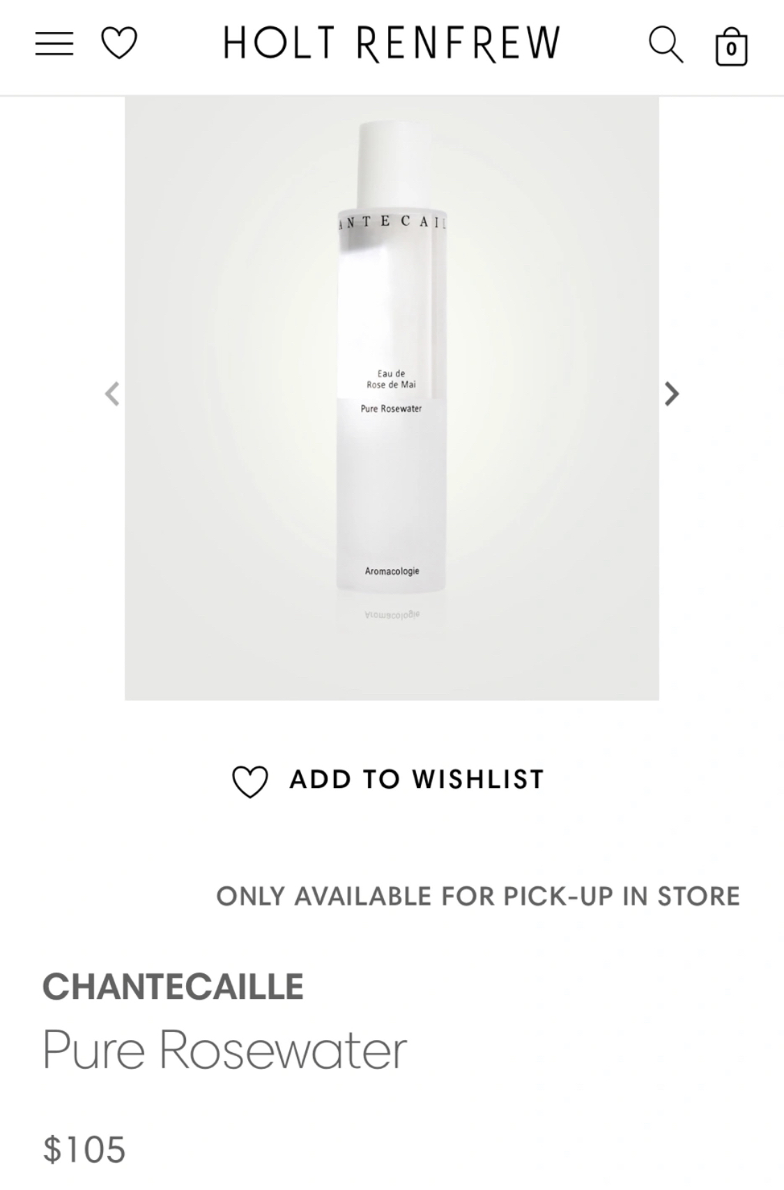 chantecaille pure rosé water 100ml brand new image indicator(2)