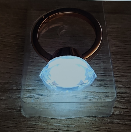 New Shine & Dine diamond ring bag holder with light - photo 4