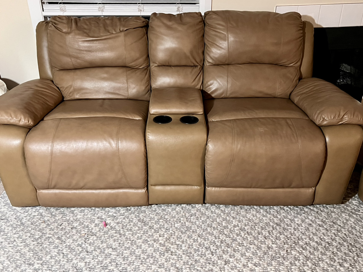 Two Leather Recliners