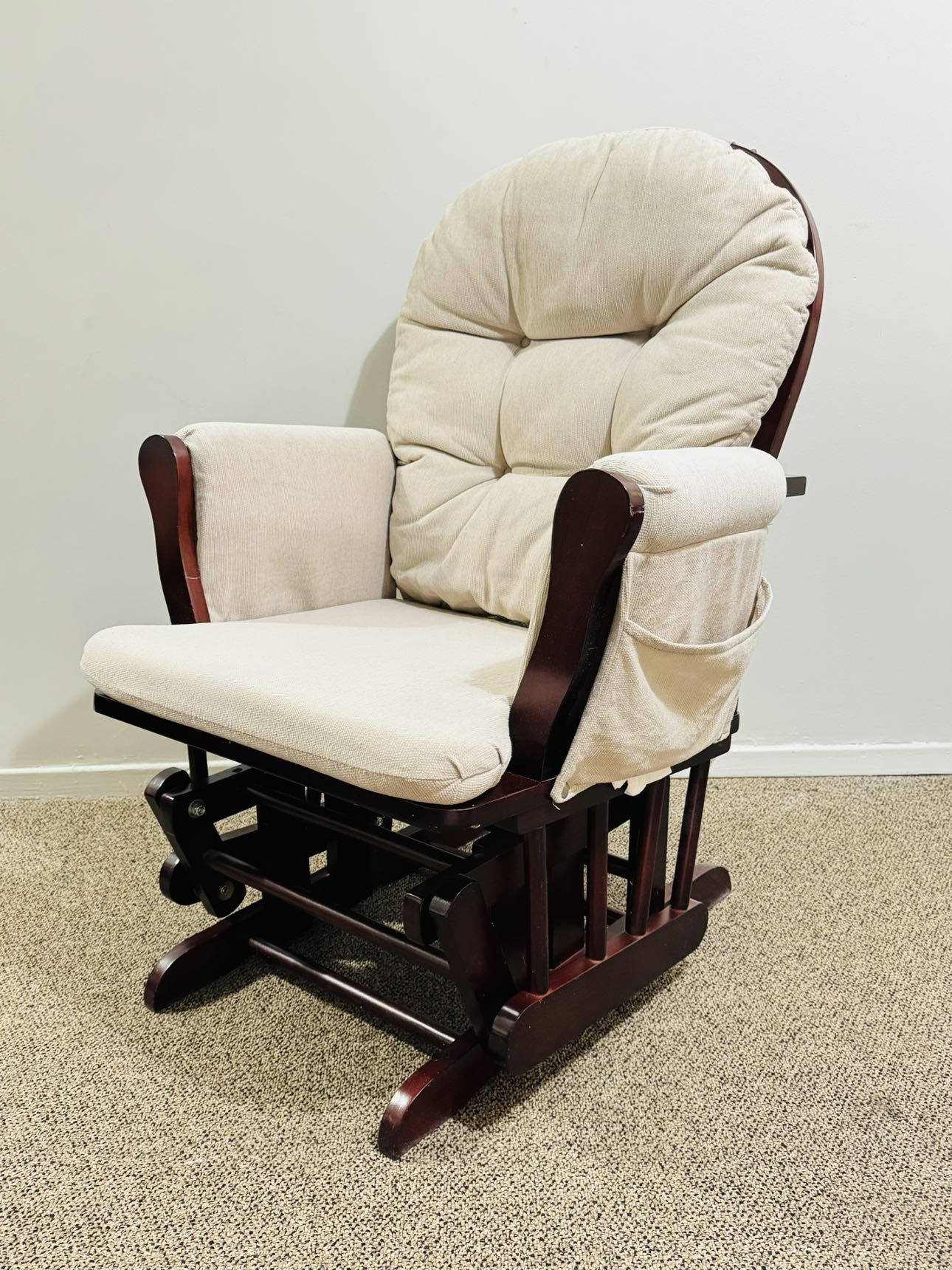 Rocking Chair & Ottoman Set with Cushion - photo 4