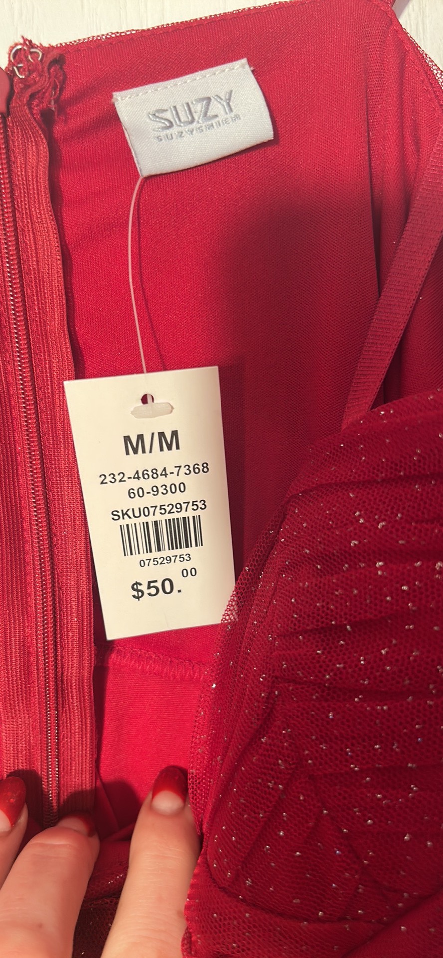 NWT - Red PARTY Dress - Size Medium - photo 2
