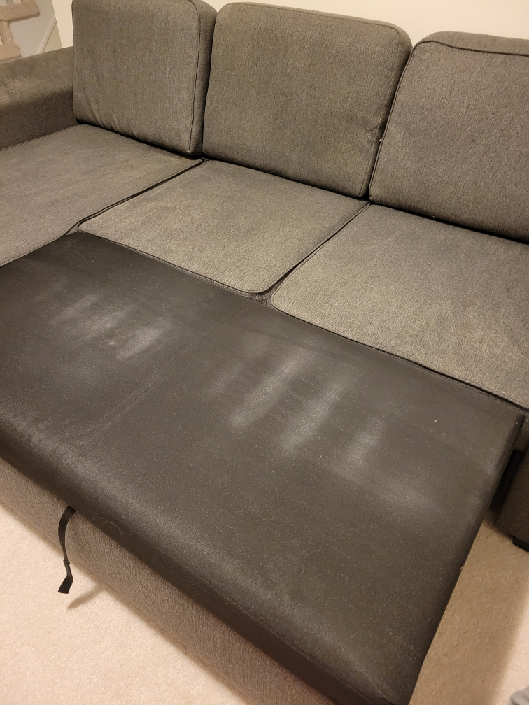 Grey L shape couch - photo 5
