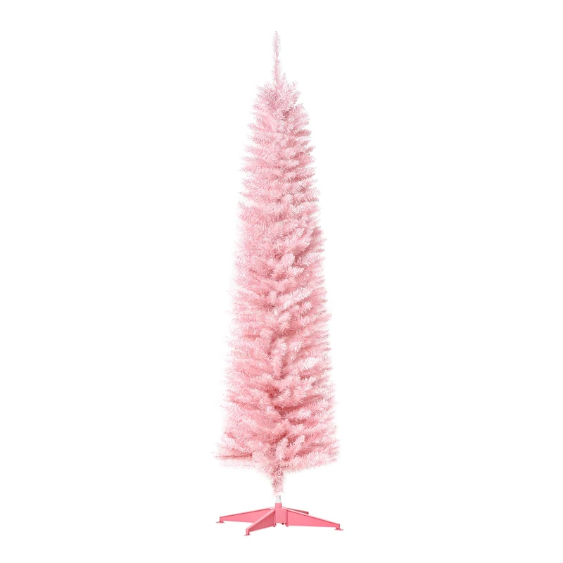 6' Pencil Christmas Tree, Slim Artificial Xmas Tree