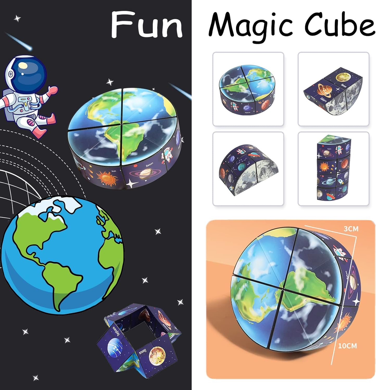 Brand new Infinite Creative Cube Cube with Round Cake Shape - photo 3