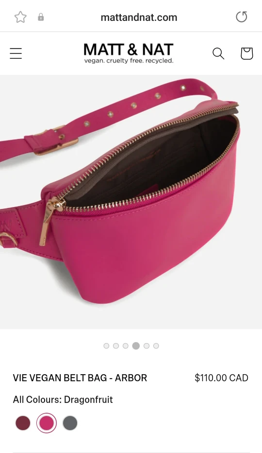 NWT Matt & Nat Vegan belt bag - photo 3